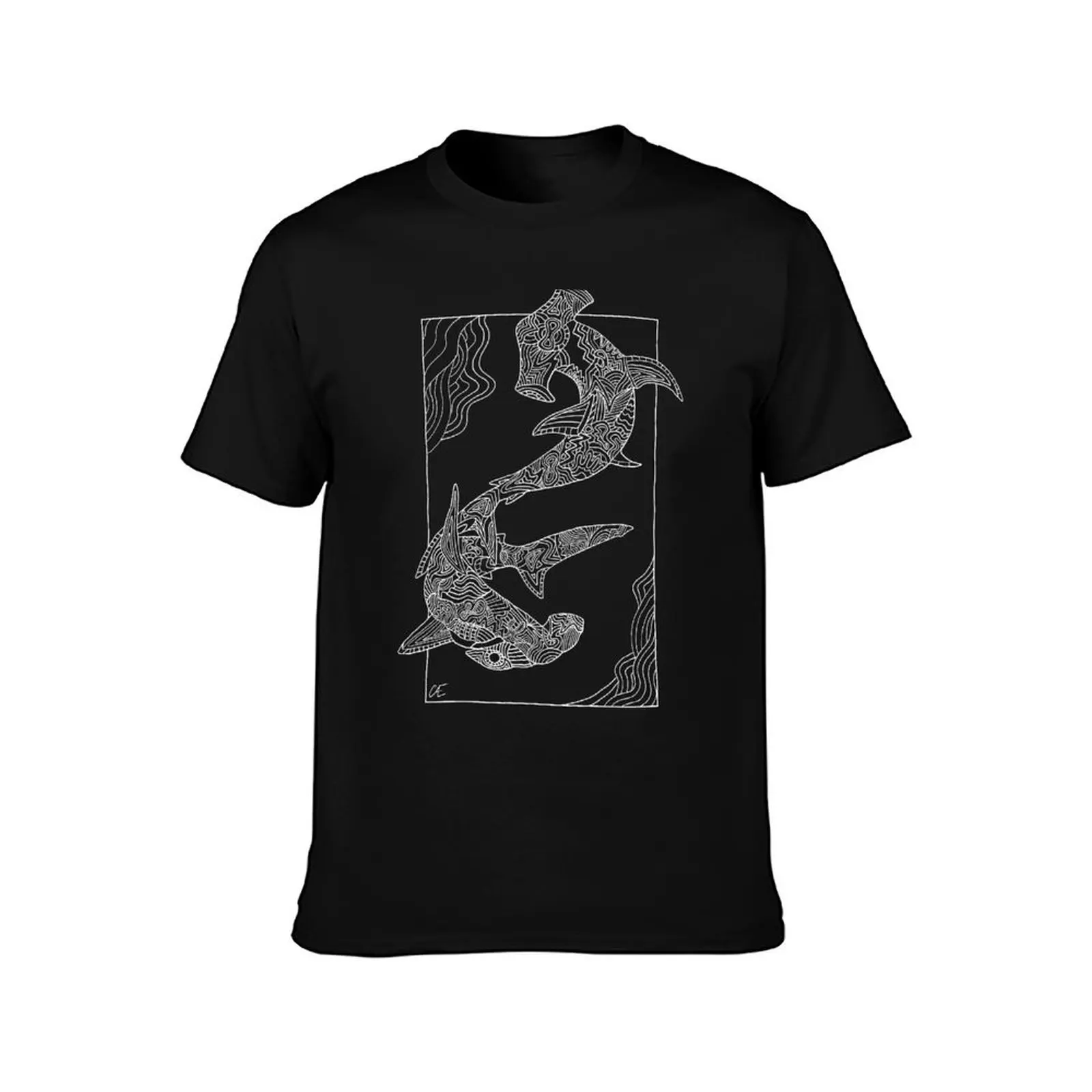 A Tale of Two Hammerheads T-Shirt Summer Casual Cotton Tee Oversized Streetwear Tops Vintage Graphic Print Unisex Men Women