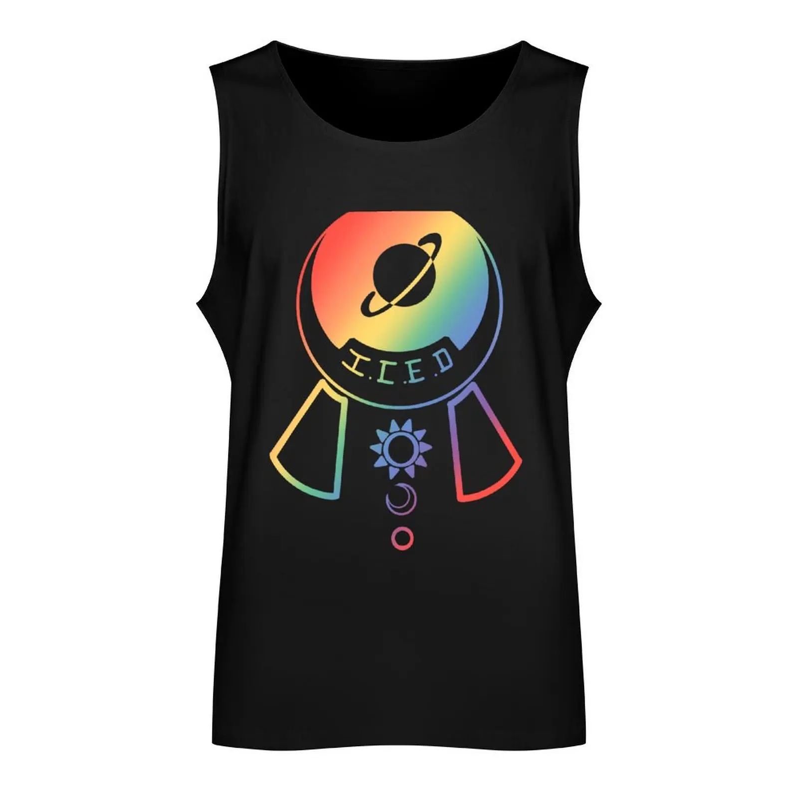 I.C.E.D: The Interplanetary Cosmic Exploration Division Tank Top summer clothes man 2024 summer 2024