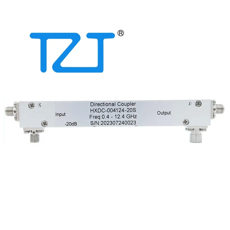 TZT HXDC-004124-20S 0.4-12.4GHz RF Microwave Broadband 20dB Directional Coupler w/ SMA Female Connector