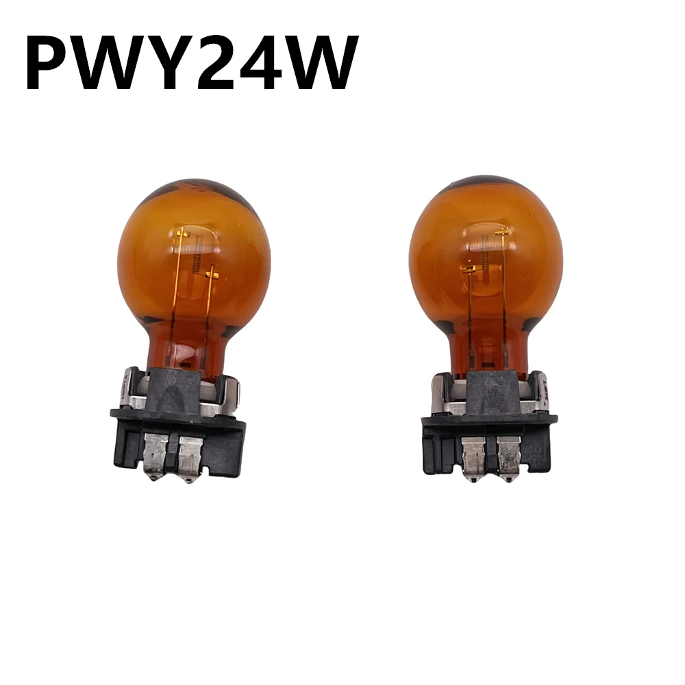 

2Pcs Original PWY24W Halogen Lamp Amber Front Turn Signal Lights For Audi A3 A4 A5 Q3 Q7 VW Golf CC MK7 WP3.3x14.5-4