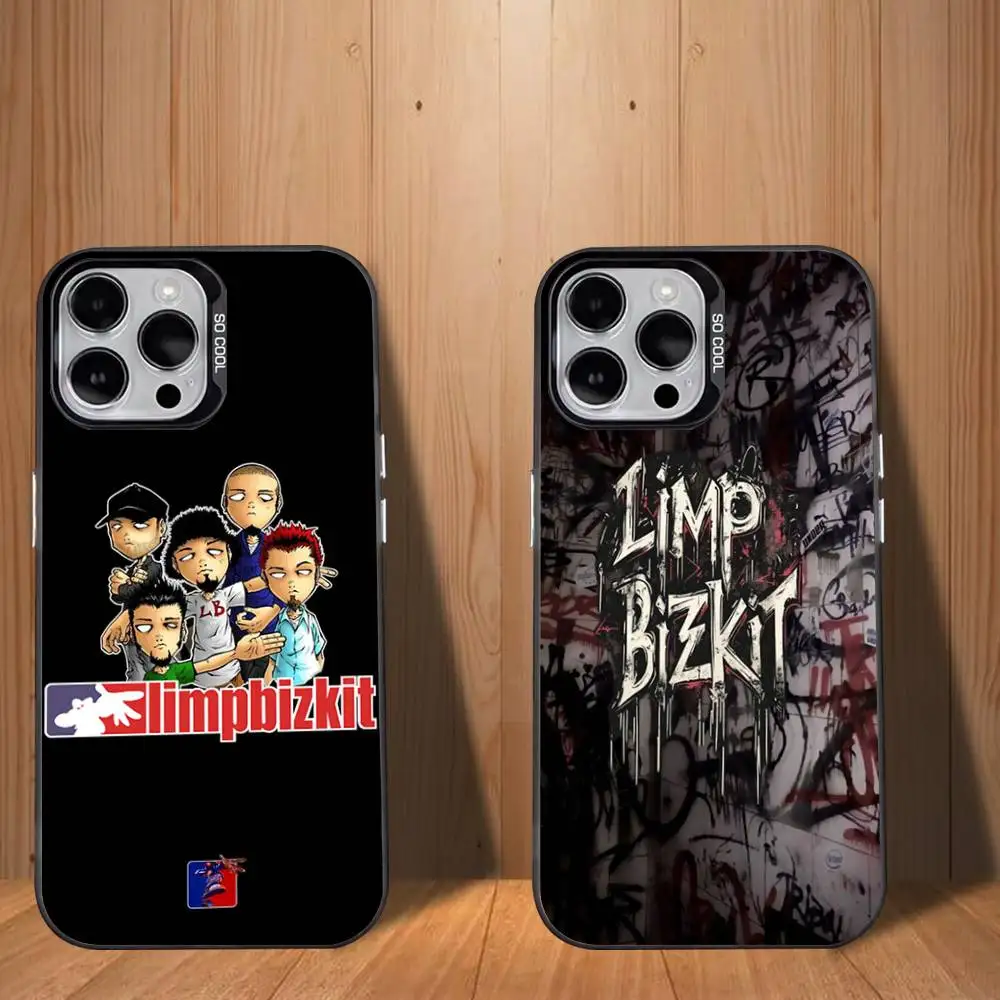 

BandS cool Limp Bizkit-ES Phone Case For iPhone 17,16,15,14,13,12,11,Mini,Pro,SE,MAX White Matte Shockproof Cover
