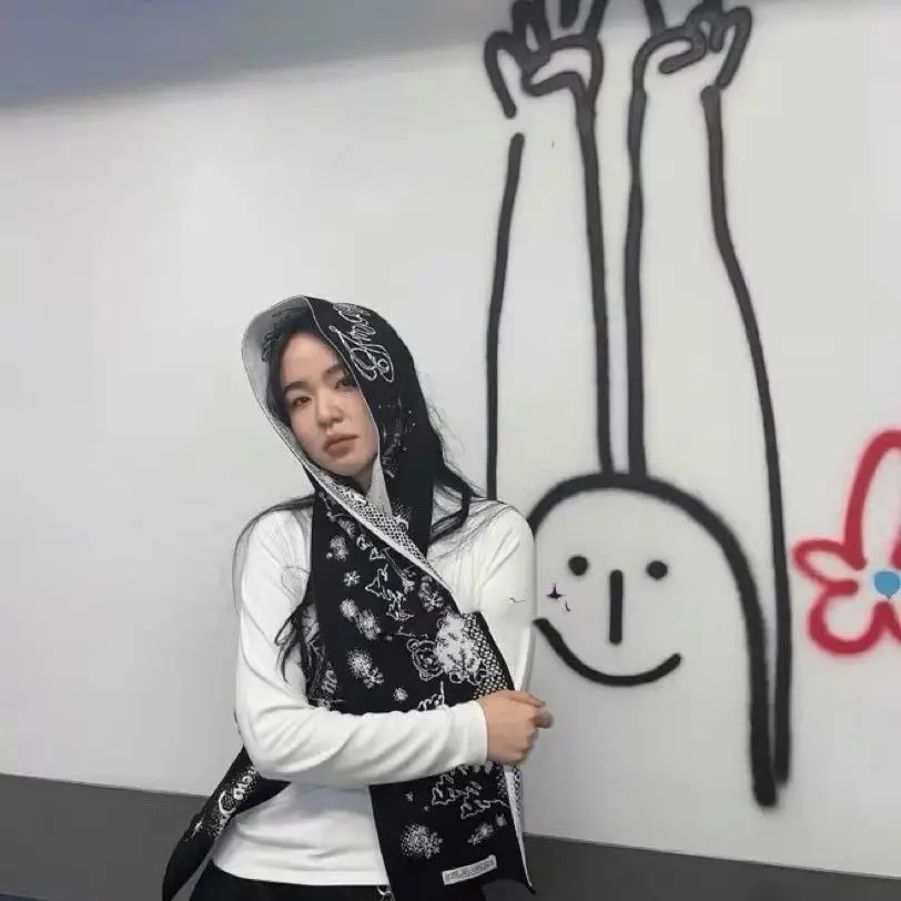 

Корейский зимний рождественский стиль вязаный жаккардовый шарф женский 2025 новая мода универсальный теплый дизайнерский шарф Y2k аксессуары