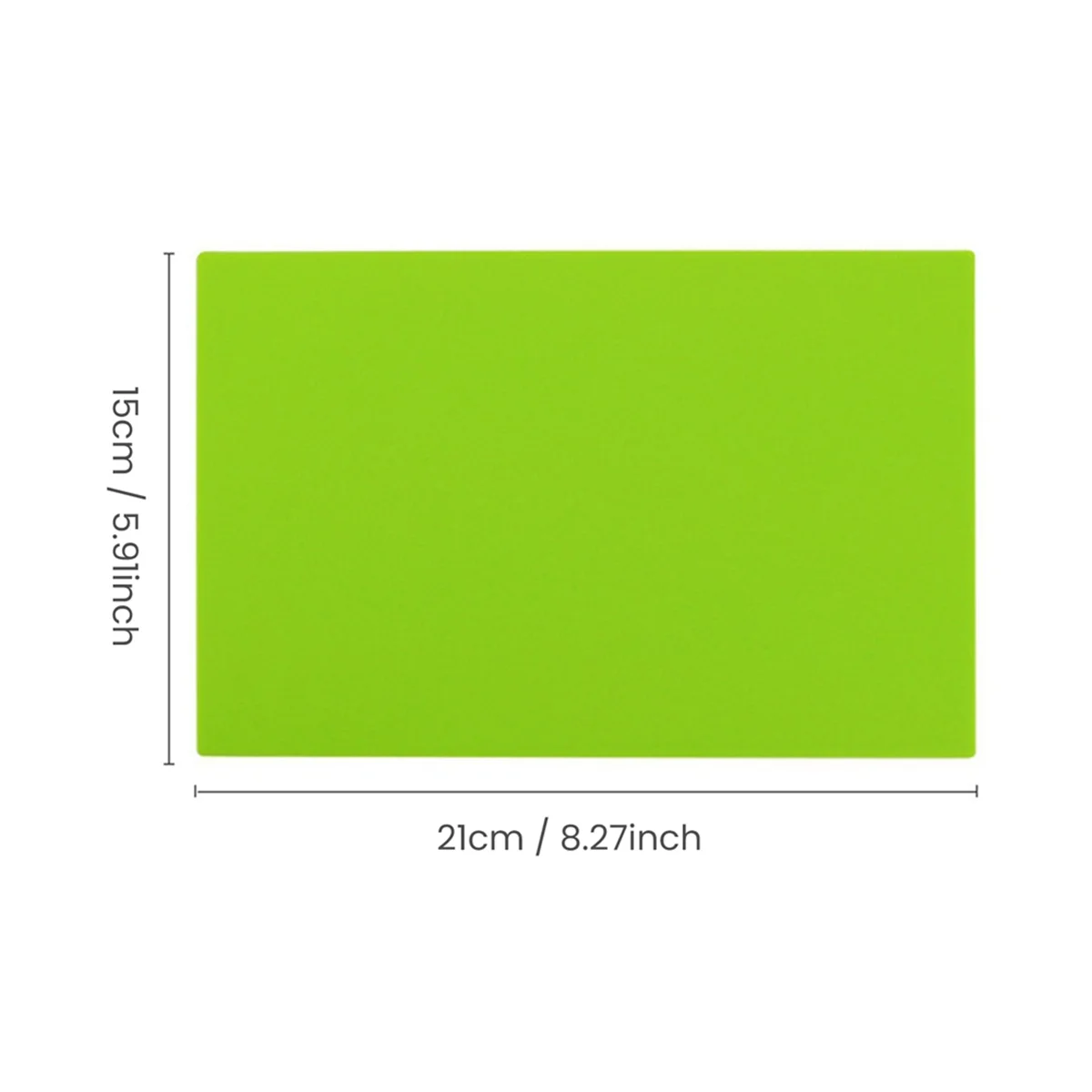 Green Color A5 Sheet Laser Rubber for Stamps Engraving No Smell Laser Rubber