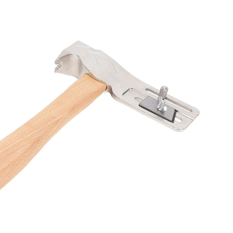 MWT 005 MH 17oz مطرقة تسقيف مغناطيسية من الفولاذ الكربوني مع مقبض خشبي لإصلاح السقف #6