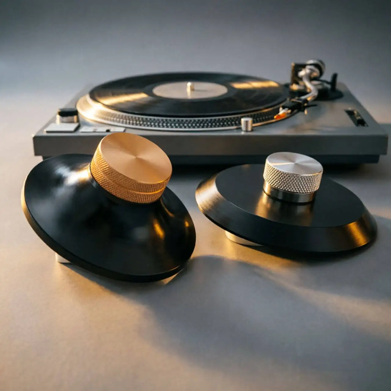 Upgrade Your Vinyl Soundstage with Precision LP Weight – Heavy-Duty Turntable Clamp for Flatter Records & Deeper Bass