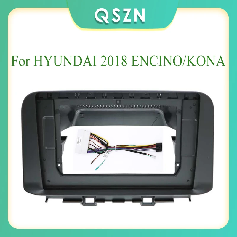 

2 Din Car Radio Fascia Fascias Panel Frame CD DVD Dash Audio Interior for HYUNDAI 2018 ENCINO/KONA