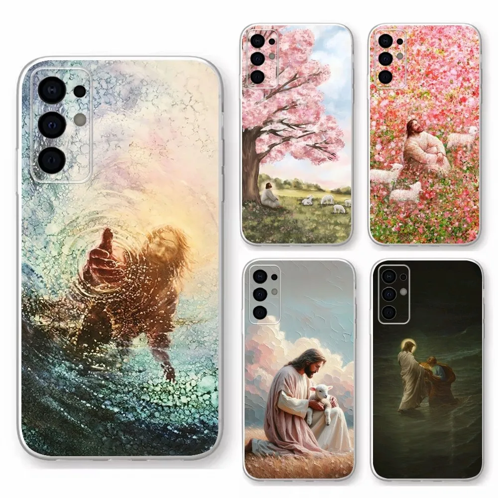 

Faith Christian Religious Jesus Phone Case For Samsung S30,S23,S21,S22,S20,Ultra,S20,FE,lite,S10,S9,S8,PIus Transparent Shell