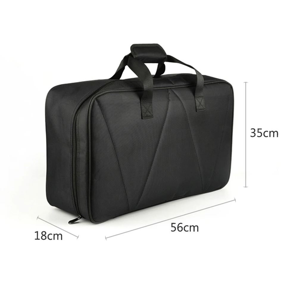 

ABLB-Large Size Guitar Effect Pedal Board Aluminum Alloy Pedalboard 19.7X11 Inch With Carrying Bag Effect Pedal Plate