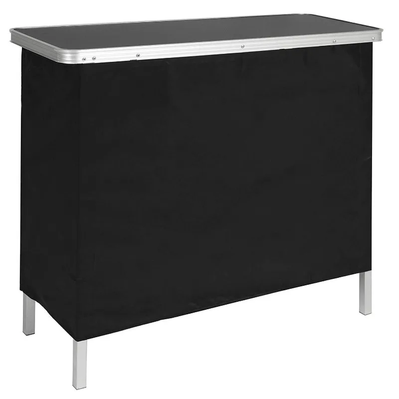 Folding Portable Bar Table Folding Booth Table for Indoor and Outdoor Parties