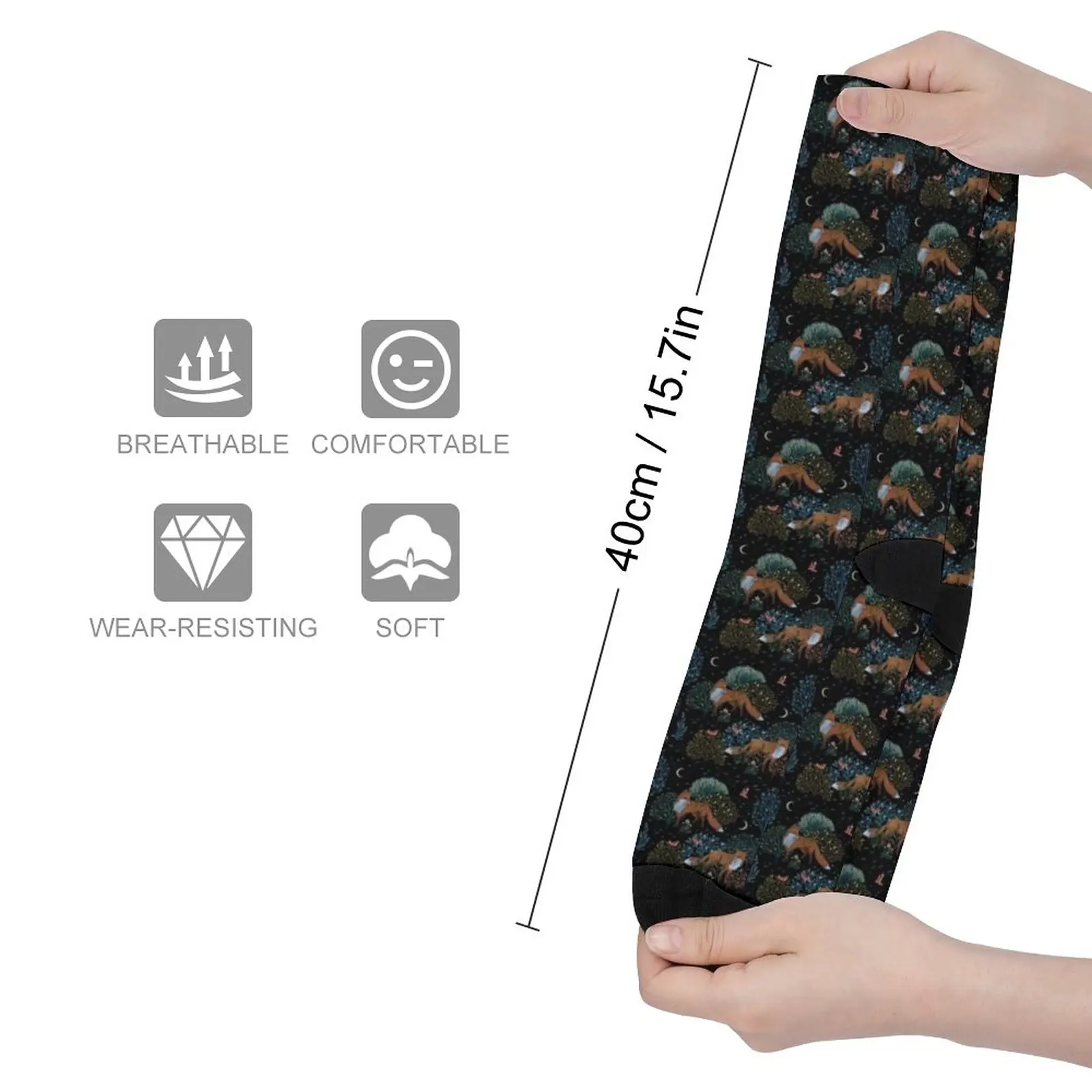 Forest Fox Socks cool socks socks aesthetic kids socks