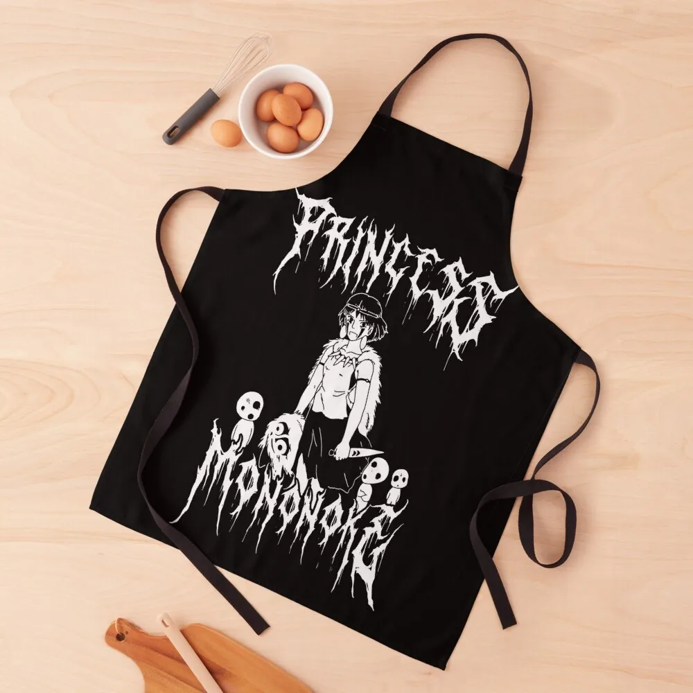 

Black Metal Apron For Woman Chef Accessories Apron