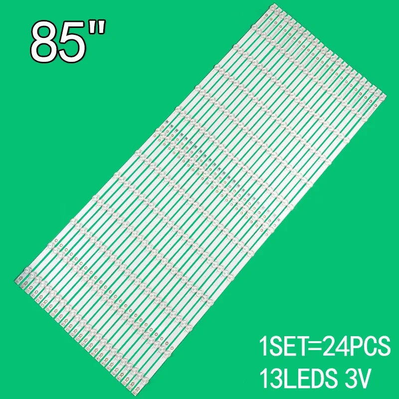 牡丹のLEDバックライト、85インチ、t850qvf04.0、lb85004、v0、00、XBR-85X800H、XBR-85X850F、xbr85x800h、xbr85x850f、24個、950mm、13led