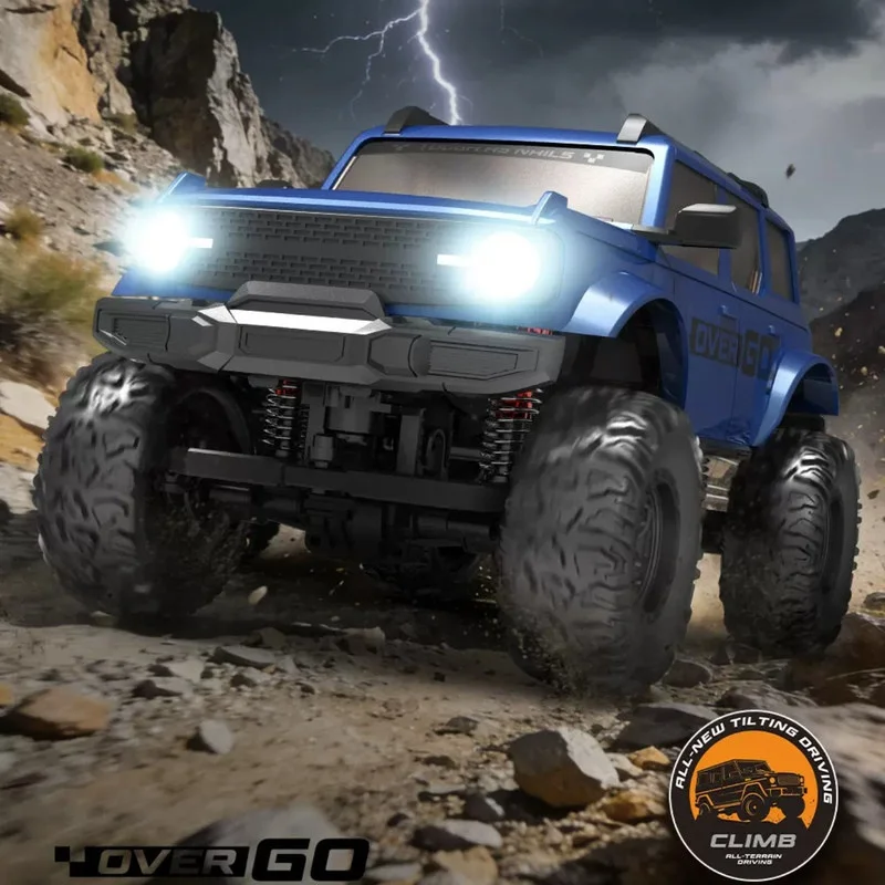 Overgo Rc Car 4wd Off Road Climbing Vehicle Alloy Model Waterproof Remote Control Truck For Adult All Terrain Driving New Model