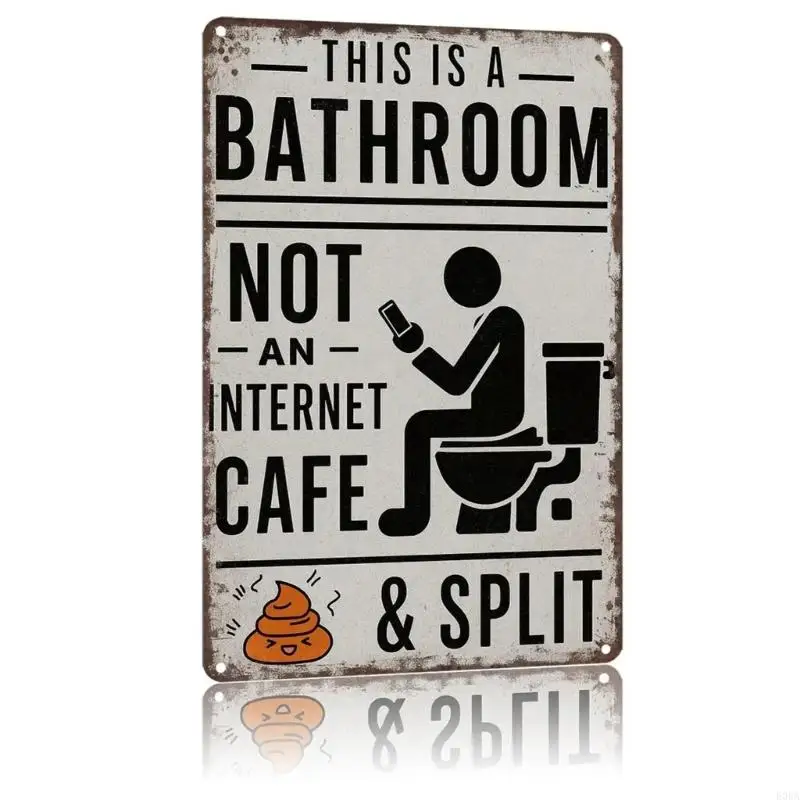 Decorative Metal Tin Sign Retro Themed Wall Art Perfect For Kitchen Bedroom 