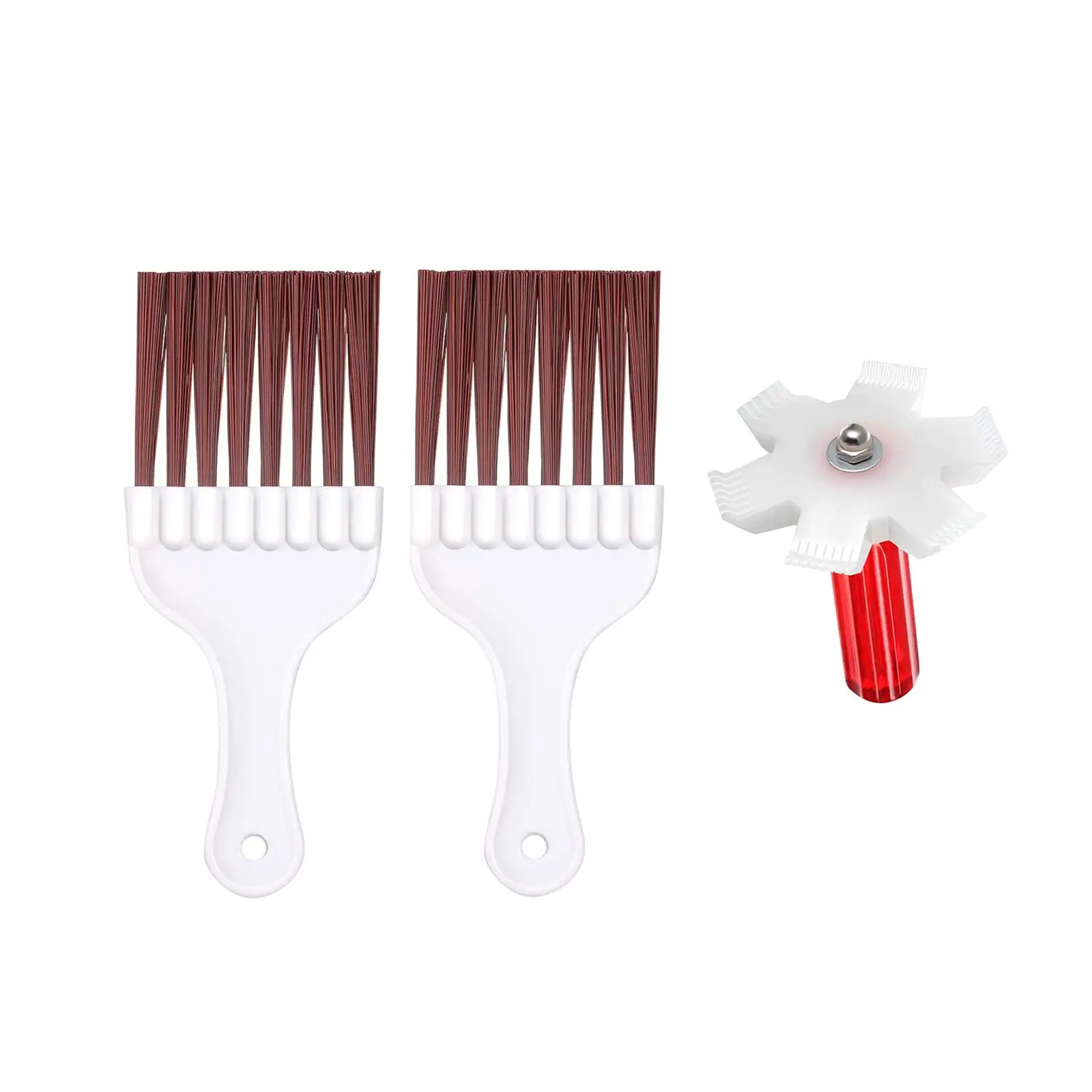 3-delige Air Fin Reinigingsborstel Fin Stijltang Reparatietool