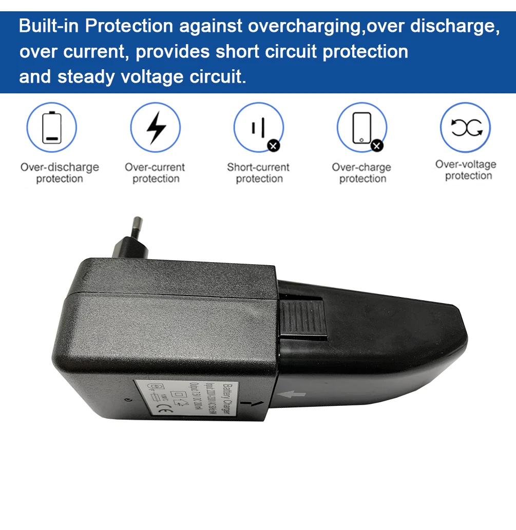 High Quality Li-ion 7.2V 2000mAh Replacement Rechargeable Battery and Charger for Ontel Swivel Sweeper G1&G2 Vacuum Cleaner