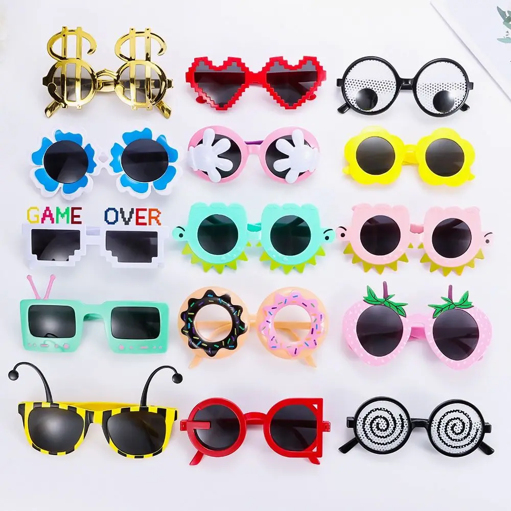 Birthday Decoration Trendy Funny Pineapple Sunglasses Fruit Design Luau Party Props Party Shades for Women & Men