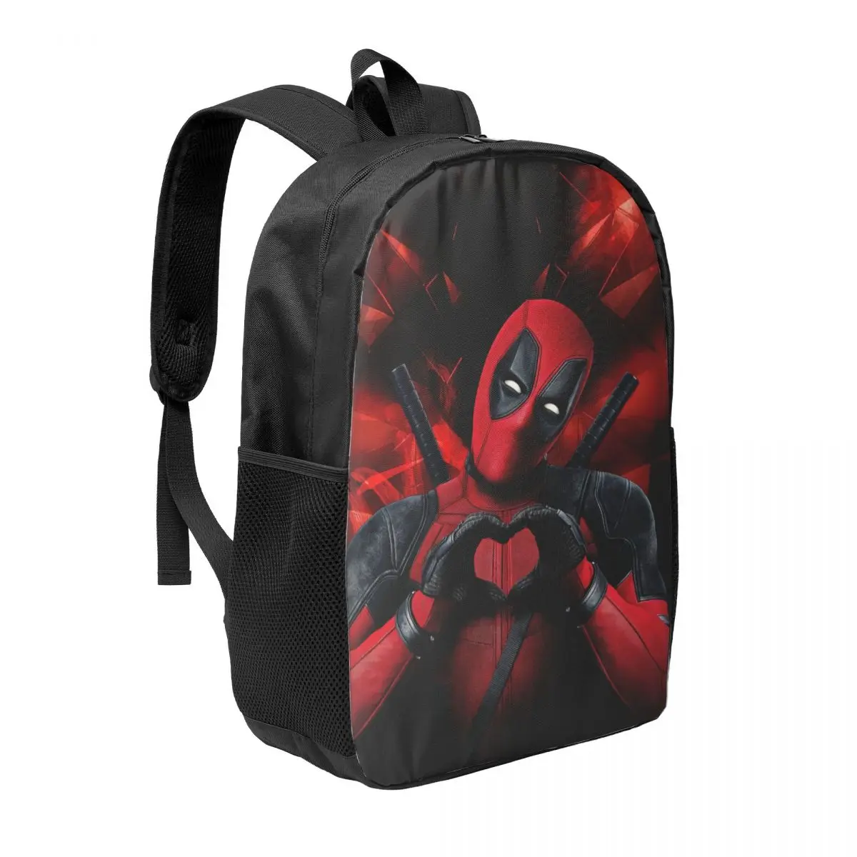 Custom Deadpool Love Backpacks for Women Men College School Students Bookbag Fits 15 Inch Laptop Bags