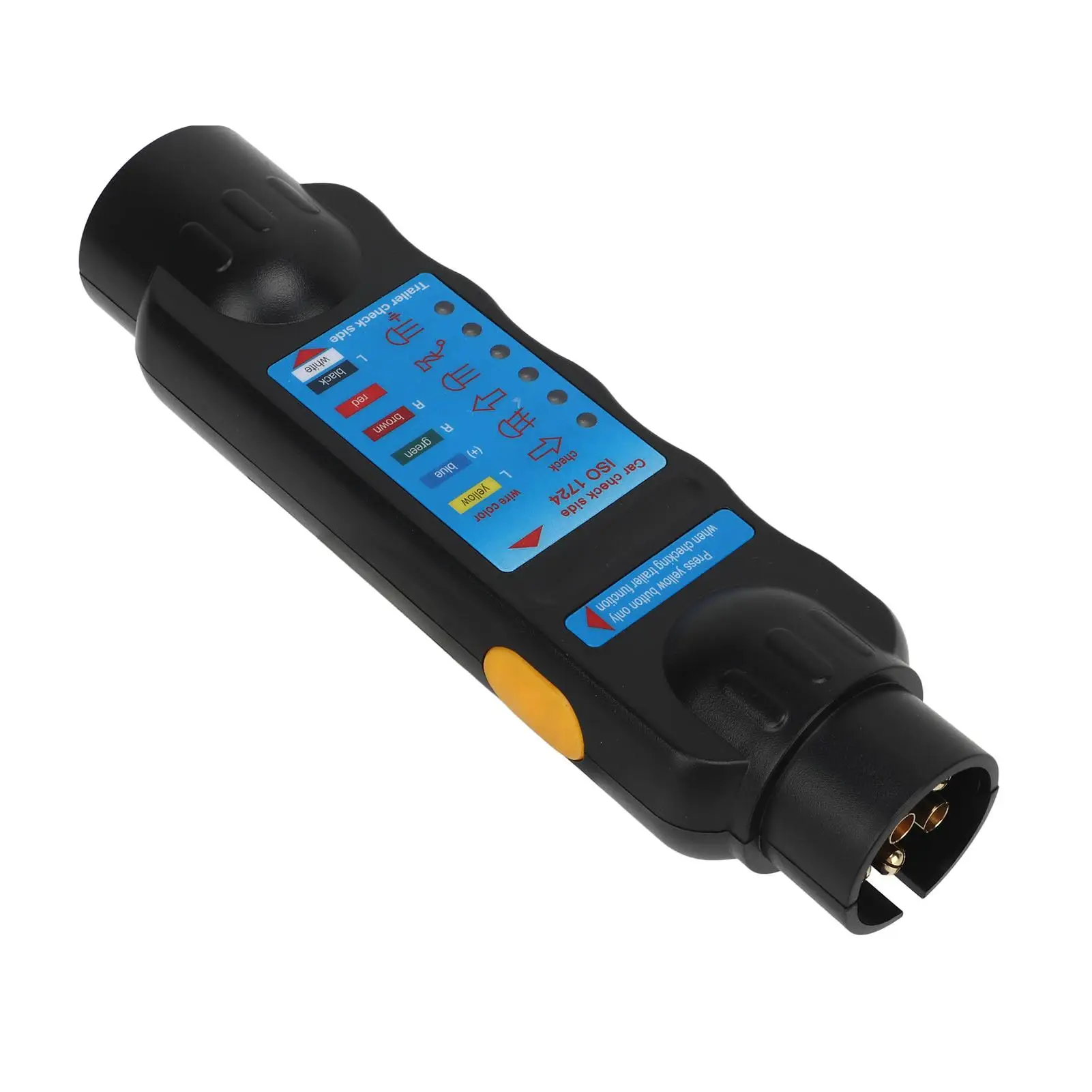 7Pin RV Wiring Tester: Easy Operation, Clear Indication, Accurate Copper Needle Trailer Socket Tester for Vehicle