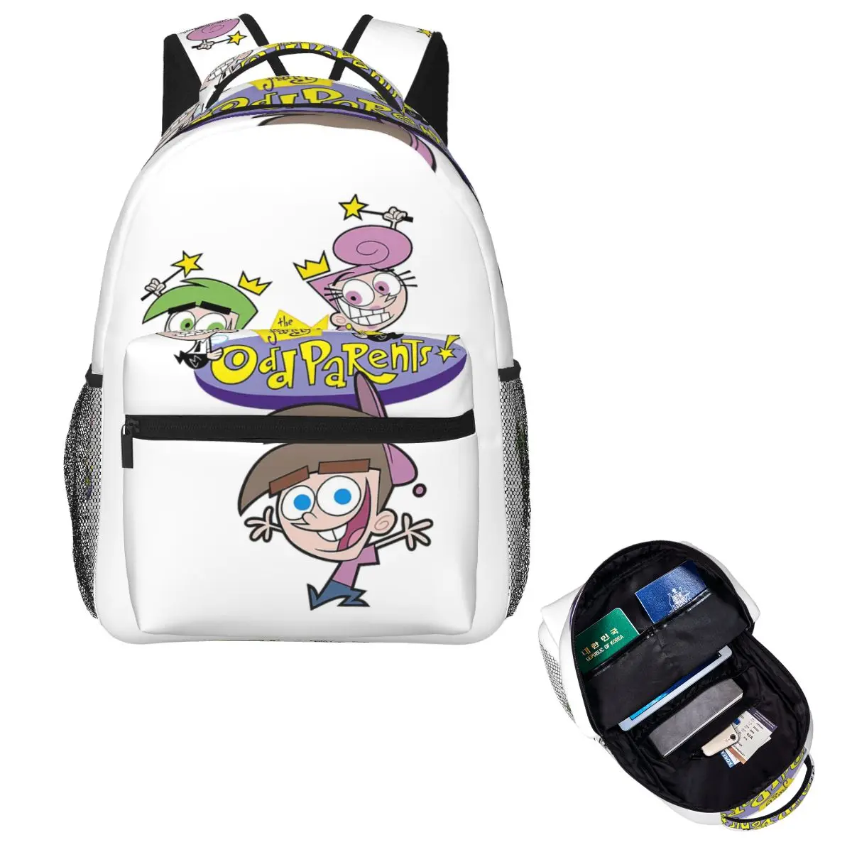 

Рюкзак Fairly Oddparents Cosmo, Лидер продаж, рюкзак большой емкости для мальчиков и девочек, школьная сумка, сумки на плечо для мужчин и женщин