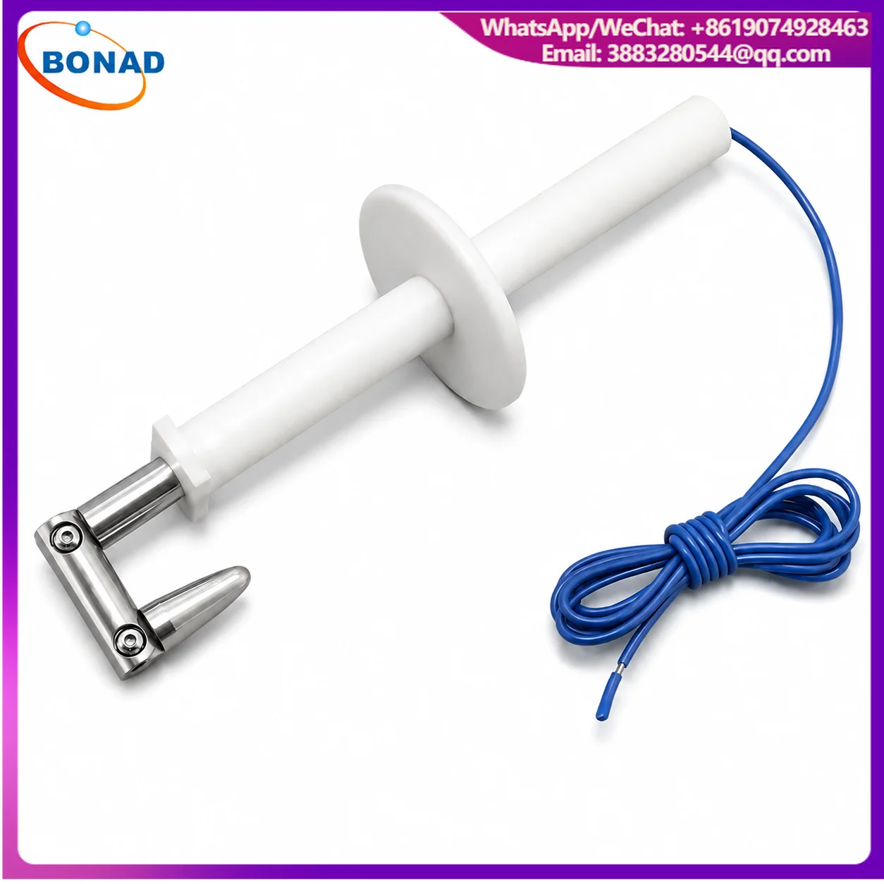 Standard IP2X Jointed Test Finger Probe Simulating A Child Finger For Hazardous Part Access Testing In Electrical Enclosures