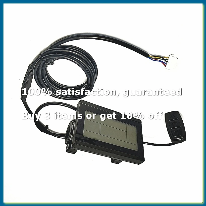 Ebike 24V 36V 48V 72V KT LCD3 LCD Display Electric Bicycle Smart Meter, Waterproof-FABY