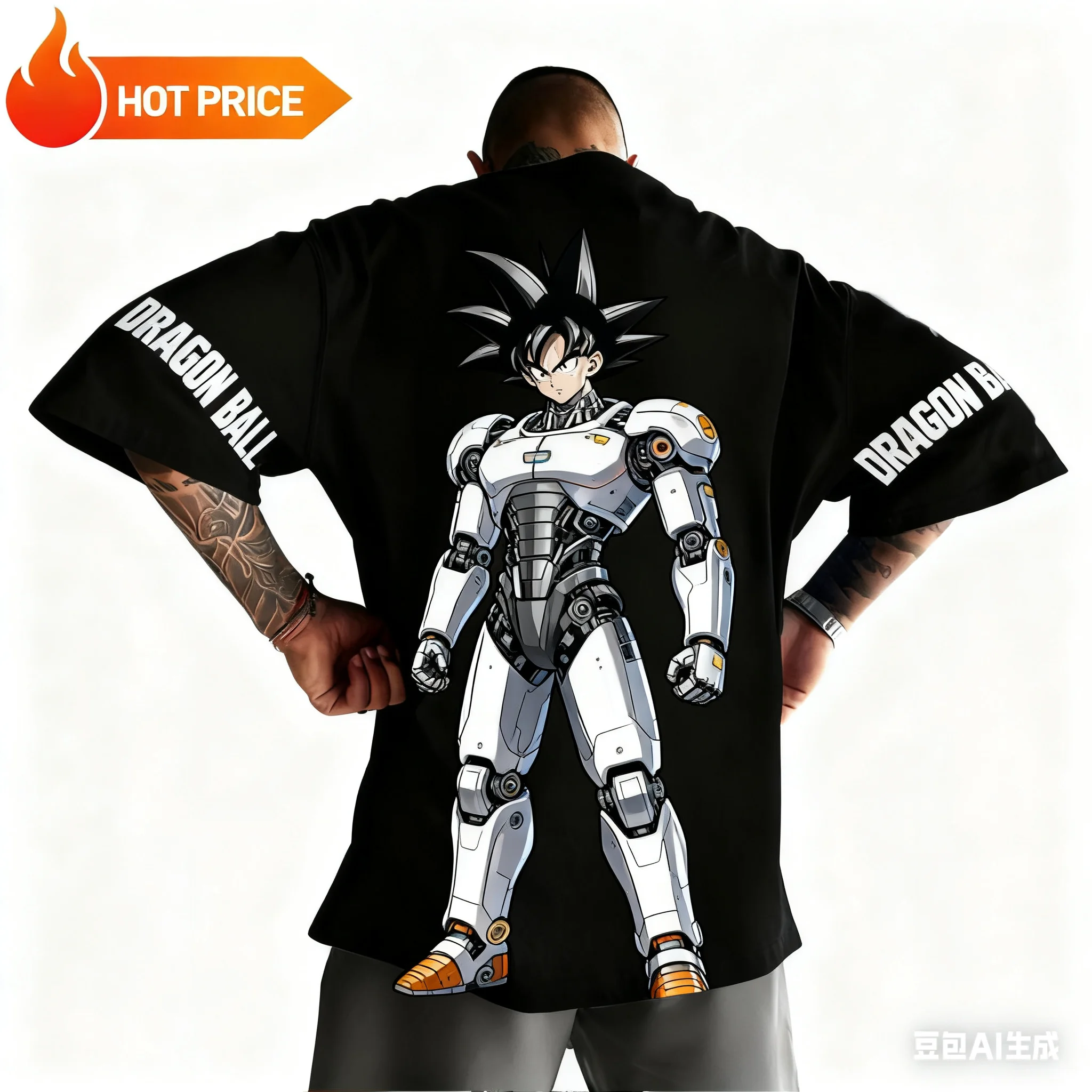 

A Popular Dragon Ball 3D Printed Cosplay Short-sleeved T-shirt for Outdoor Casual Breathable Tops in The Summer of 2025