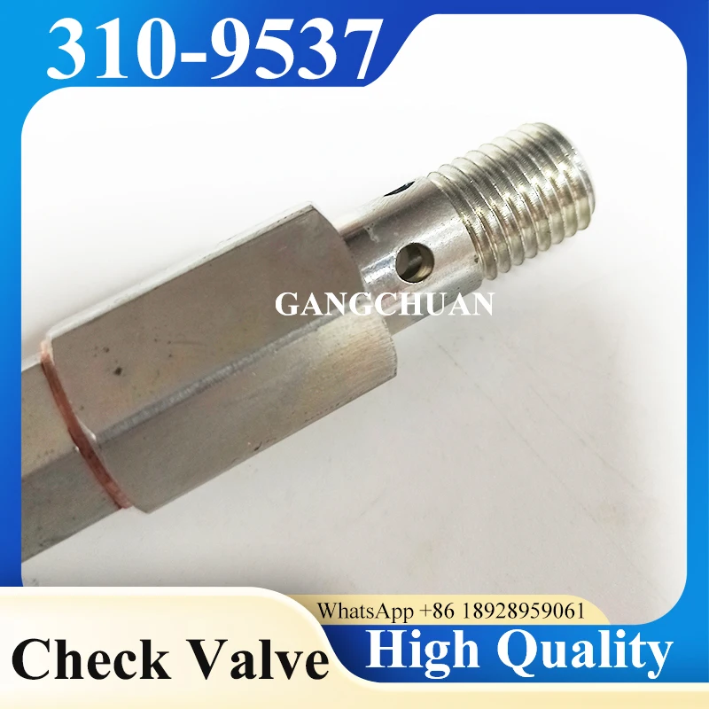 Common Rail Check Valve 310-9537 3109537 for Caterpillar Cat E311 312 315 320D Excavator Parts C4.2 6.4 Engine