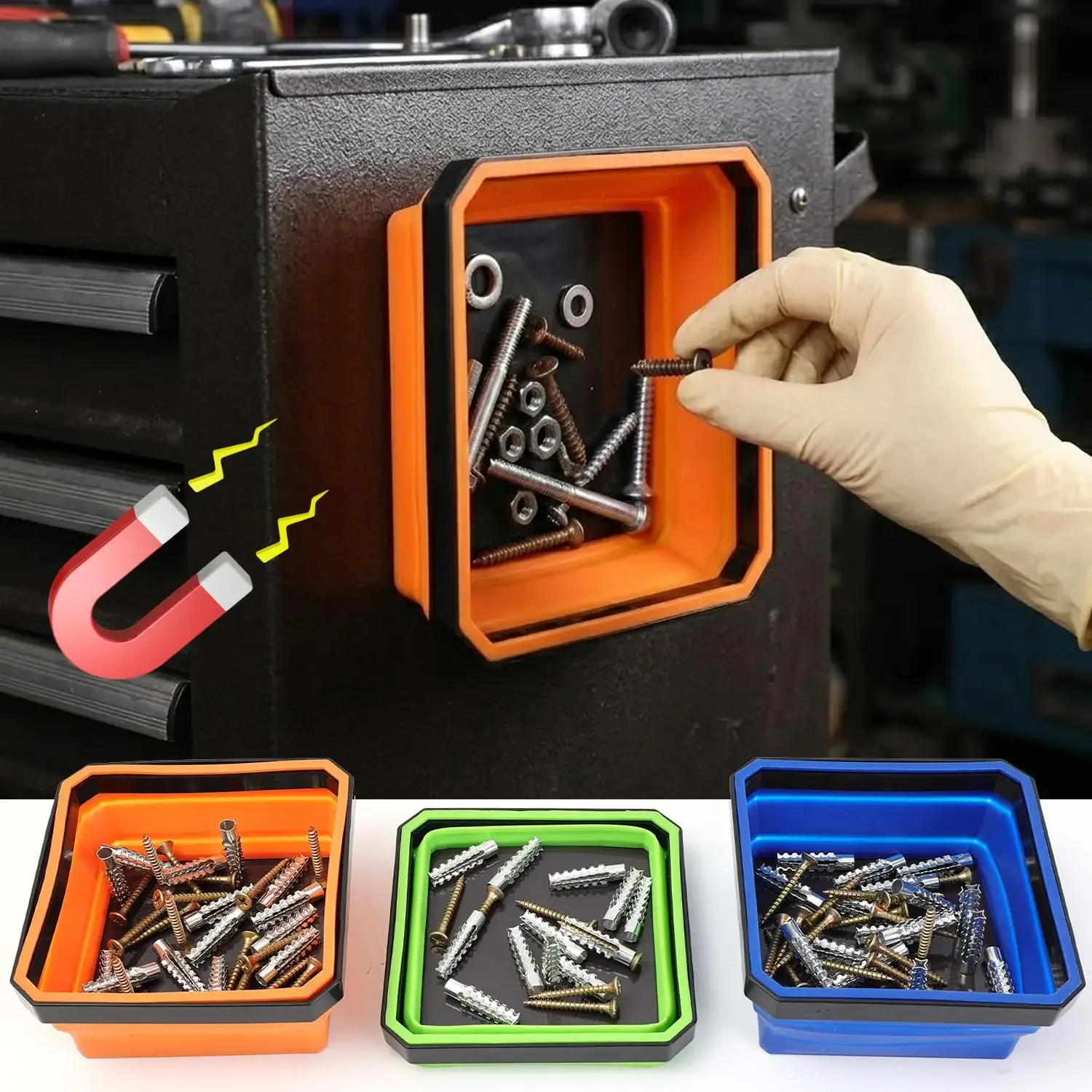 1 szt. składana magnetyczna ta – Magnetic Parts Tray recenzja i cena