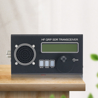 8 Band USDX USDR HF QRP SDR Transceiver HF Ham Radio Built-in Battery QRP CW Transceiver with Mic Shortwave Transceiver