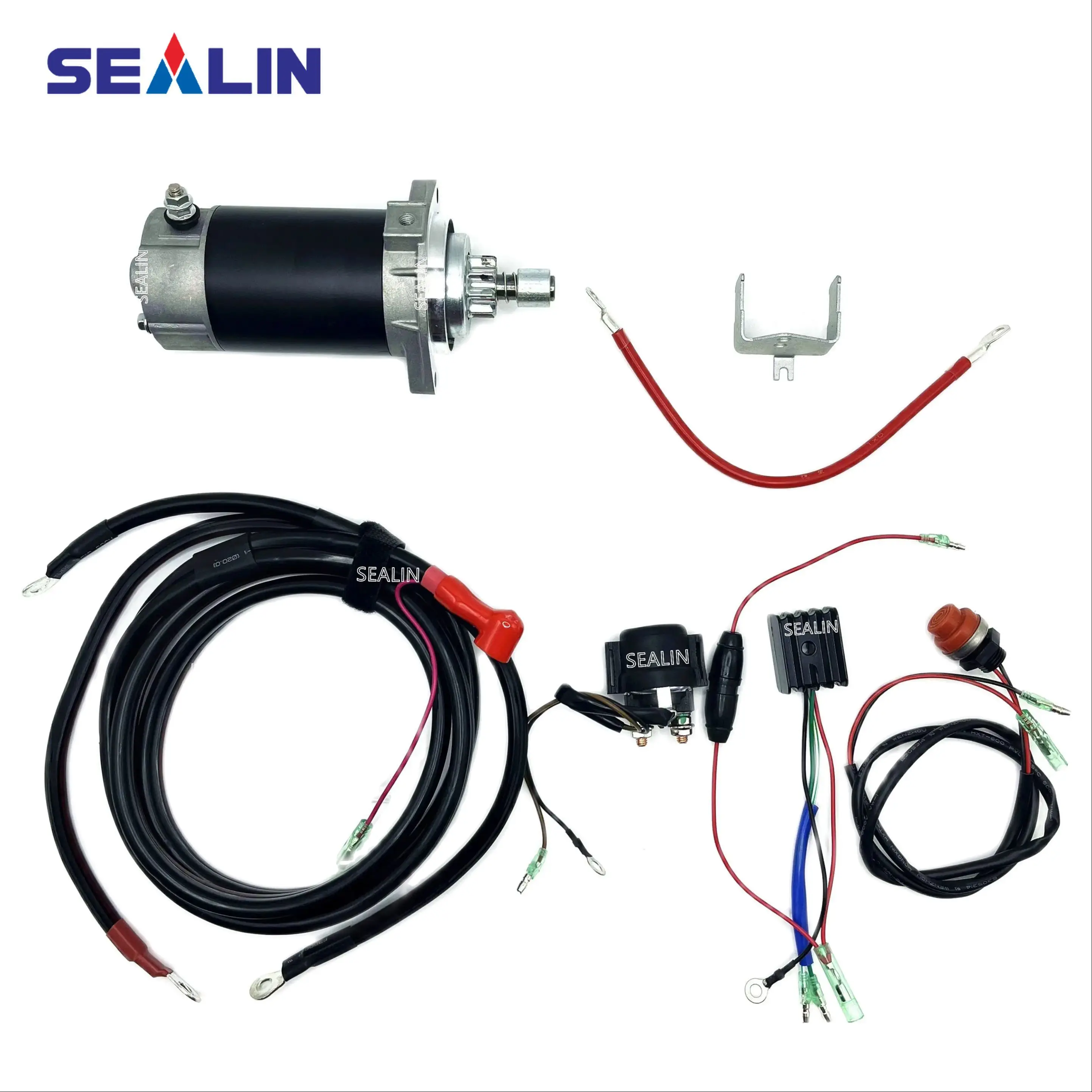 Electric Start Kit for Tohatsu MFS25A MFS30A MFS25B MFS30B 4-Stroke 25HP 30HP Outboard Motor - Easy Start System Upgrade
