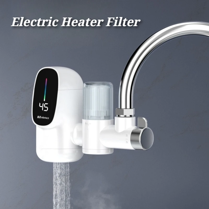 Household Electric Faucets Heater Kitchen Lightweight Detachable Water Quick Heating Filter Household Bathroom Accessories