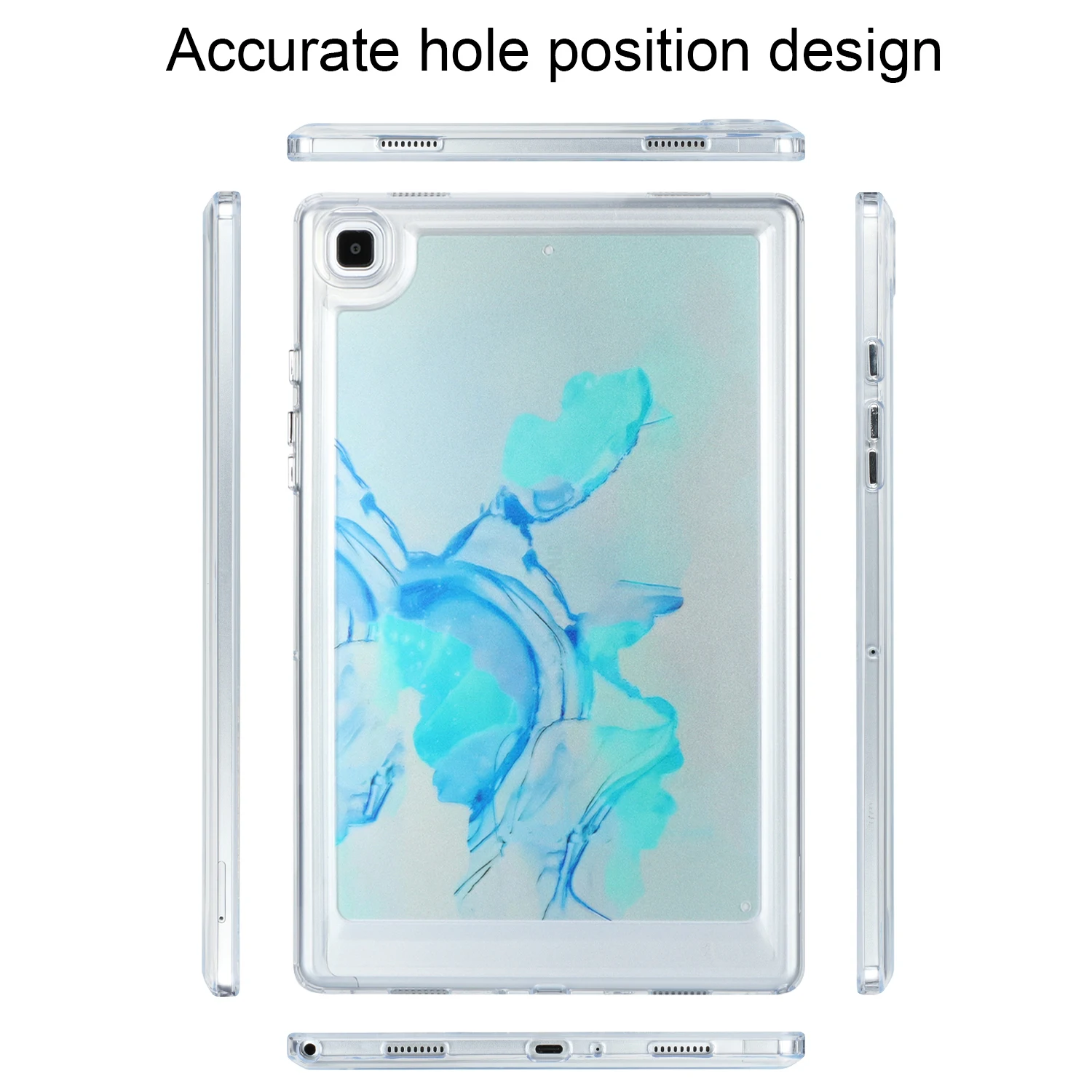 

Мягкий чехол из ТПУ для планшета Samsung Galaxy TAB S9 A8 10,5 S7 S8 A7 S6 LITE P610 P615 2020, милый прозрачный противоударный чехол