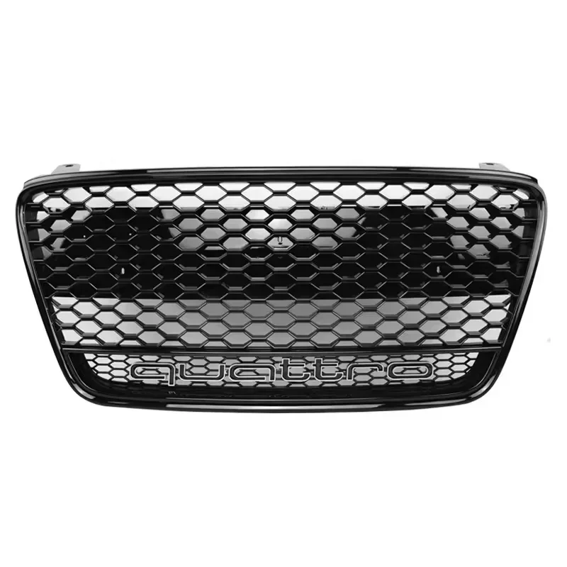 Hot Sale Hight Quality Honeycomb Front Bumper Black Grille R8 Fits For Audi R8 2007-2013