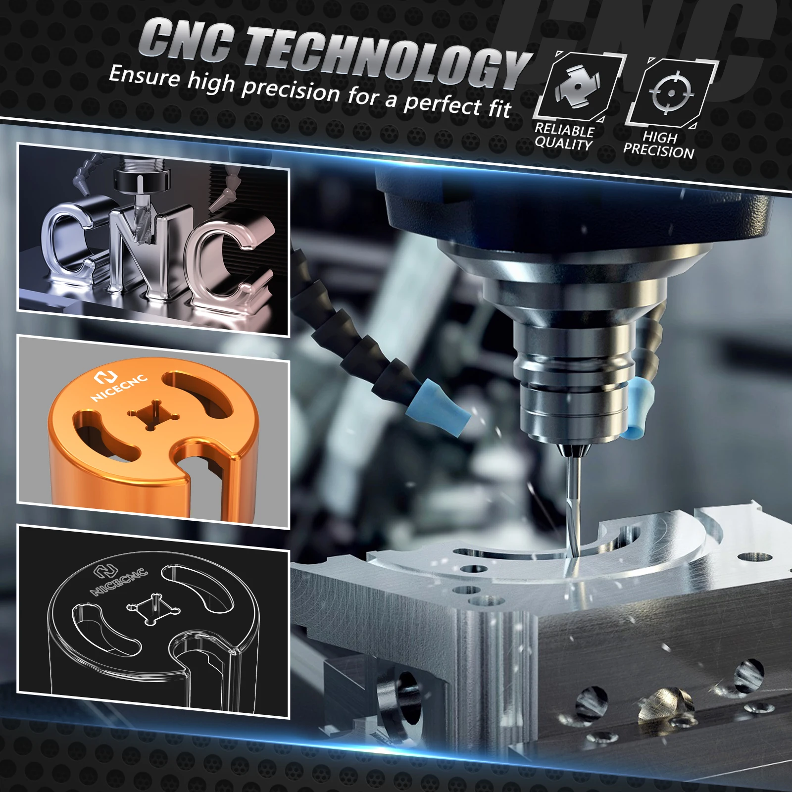 NICECNC ل 2024 KTM EXC 300 XCW XCFW XW-F XCF EXCF SXF 450 500 400 350 300 250 200 150 125 SX XC 2023 غطاء المبرد أداة إزالة الصواميل