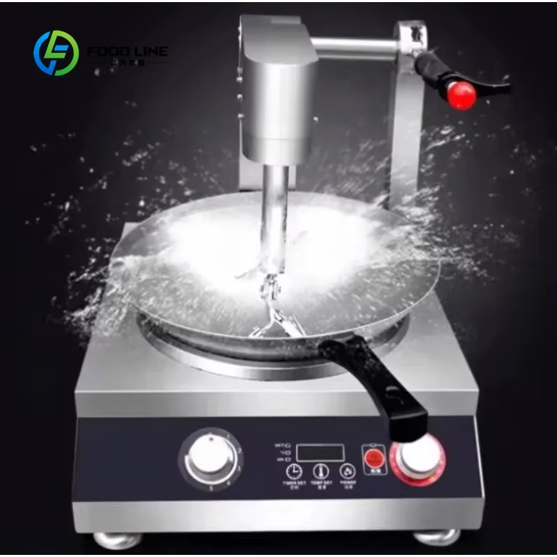 

Customized Industrial Restaurant Kitchen Stir Fryer Fried Rice Electric Gas Wok Smart Commercial Automatic Cooking Robot Cooker