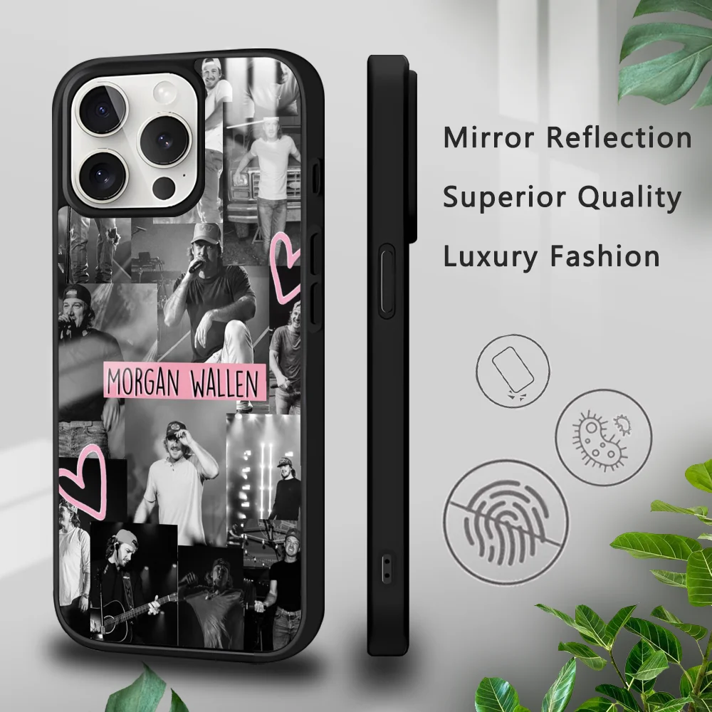 M-Morgan W-Wallen Singer Phone Case For IPhone 16 15 14 13 12 11 Pro Xs Max Mini Plus Celulares Hard Funda