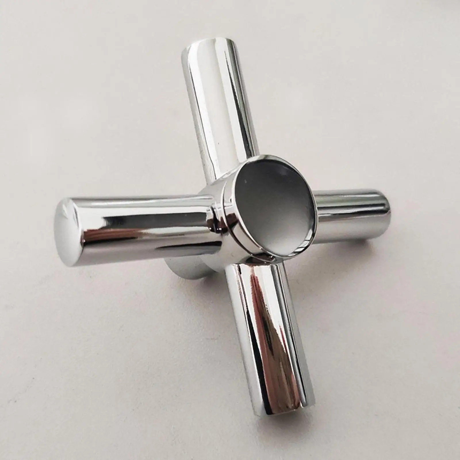 수도꼭지 손잡이 손잡이 배관 액세서리, 십자 손잡이, 아연 합금, 욕조 싱크대 욕실 화장실 샤워용, 쉽게 설치