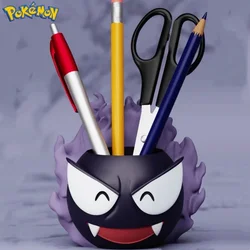 Pokemon Gastly Pen Holder Personalized Student Pencil Stationery Storage Box Desktop Ornament Cartoon School Supplies