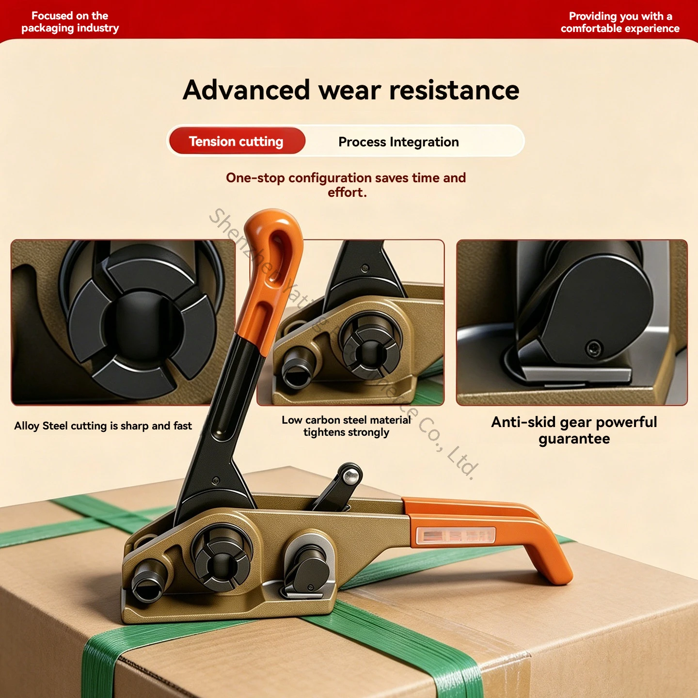 Baler Manual Strapping Machine Ppet Plastic Steel Belt Manual Tightening Integrated Tensioner Packing Belt Handheld Packer Hot