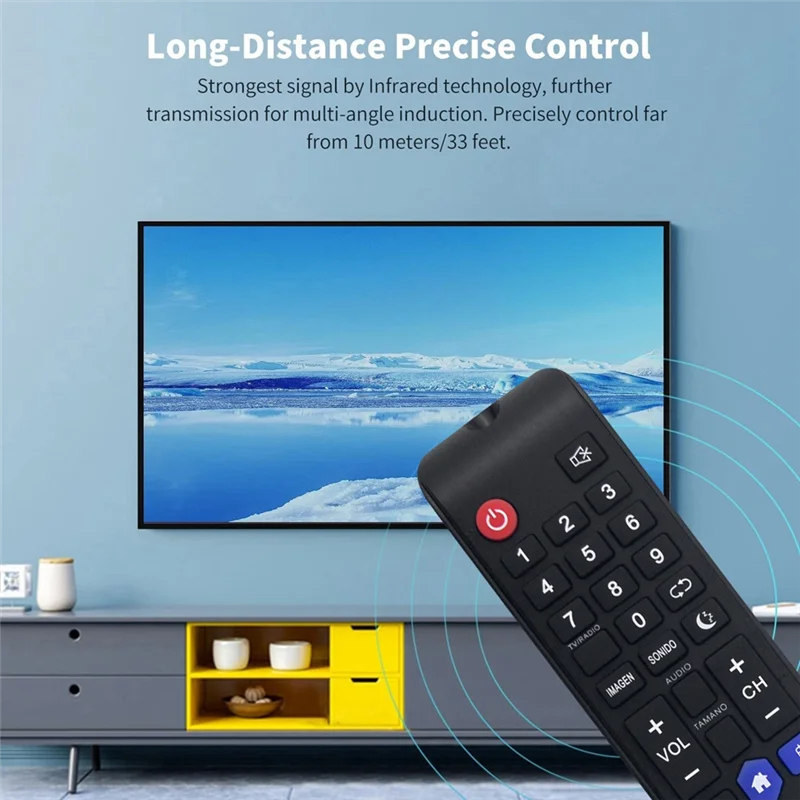 ELECT-SMART TV Replacement Remote For TD SYSTEMS Models K50DLJ11US K32DLJ12HS K40DLJ12FS K43DLJ12US K45DLJ12US K50DLJ12US K58DLJ