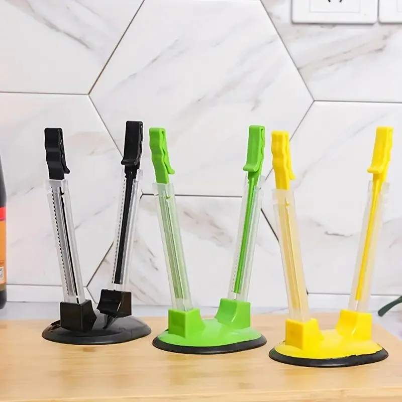 

2/4pcs Baggy Rack Holder Adjustable Storage for Food Prep Bag Plastic Freezer Bag Ziplock Bag Holder Stand Meal Planning Kitchen