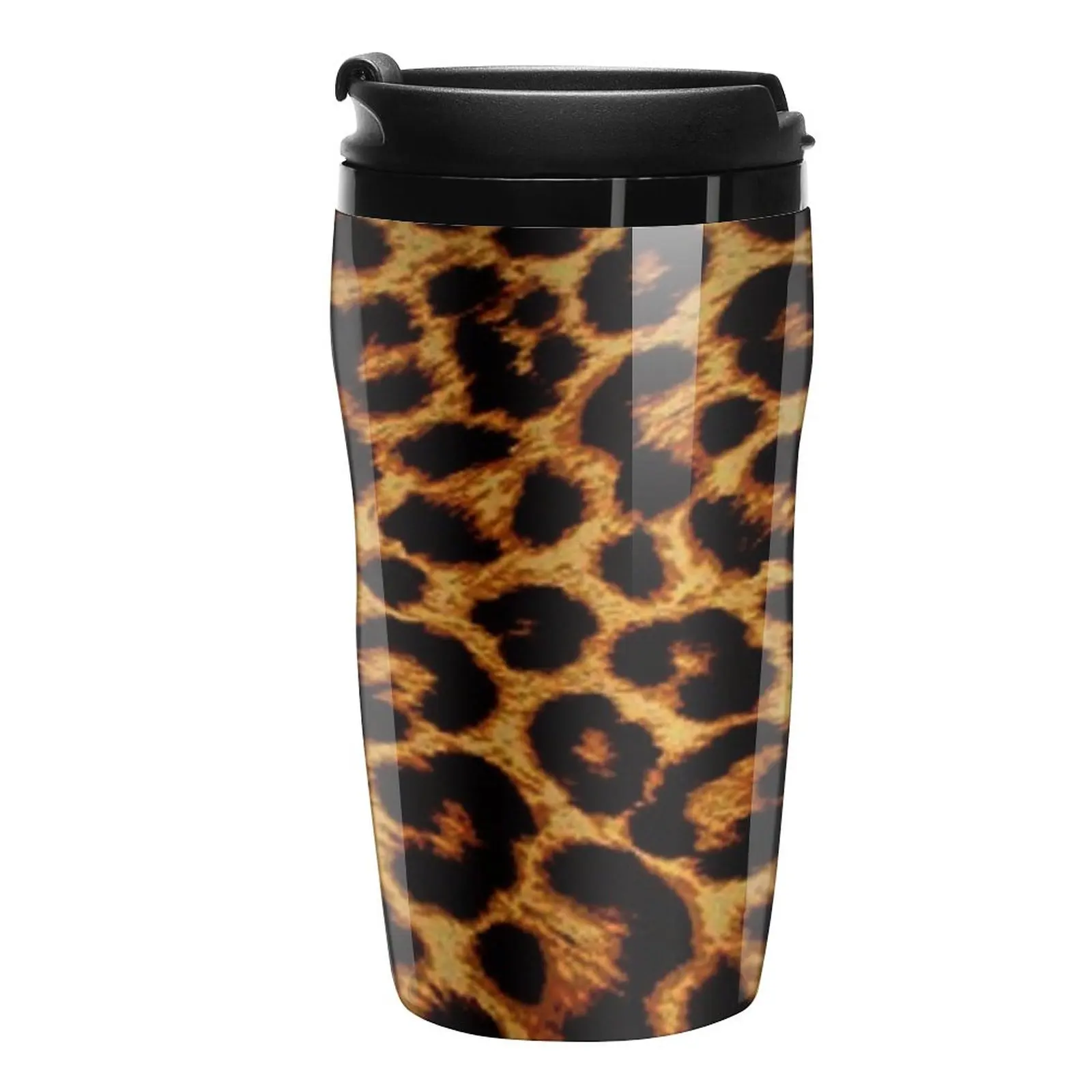

New Leopard Print Travel Coffee Mug Thermo Coffee Mug Luxury Cup Coffee Set