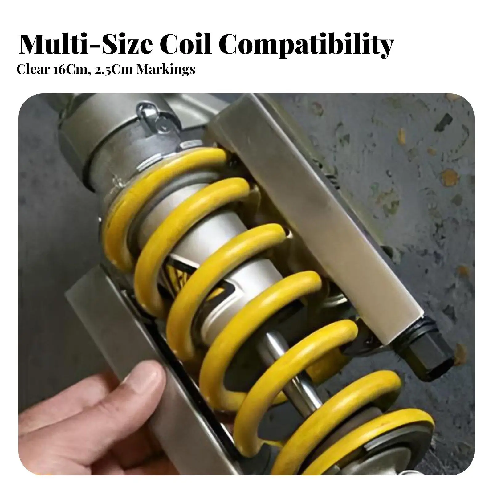 Coil Coil Shock Absorber Compressor Reliable Metal Remover Tool for Motorcycle and Car Repair Maintenance