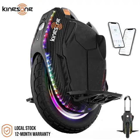Kingsong 2200W Electric Unicycle 60km/h Speed 150KM Range High Torque 84V 1554Wh Battery Smart App Self Balancing City Commuter Wheel for Adults