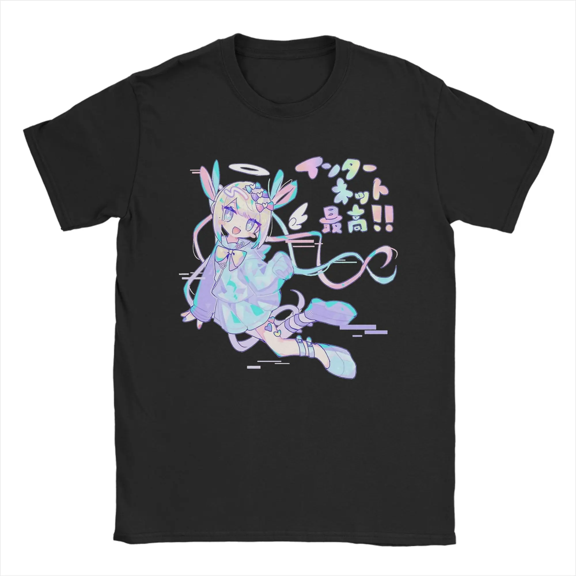 Needy Streamer Overload Kangel T-Shirt Beach  100 Cotton T-Shirts For Adult Pattern Tshirt Short-Sleeved Streetwear Clothing
