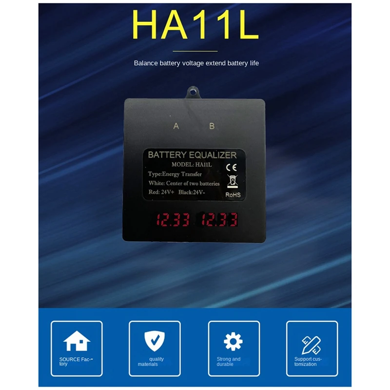 LEDディスプレイバッテリーバランサー,アクティブ電圧,鉛蓄電池,リチウムイオン,LiFePo4バッテリー,ha12l,24v,4s