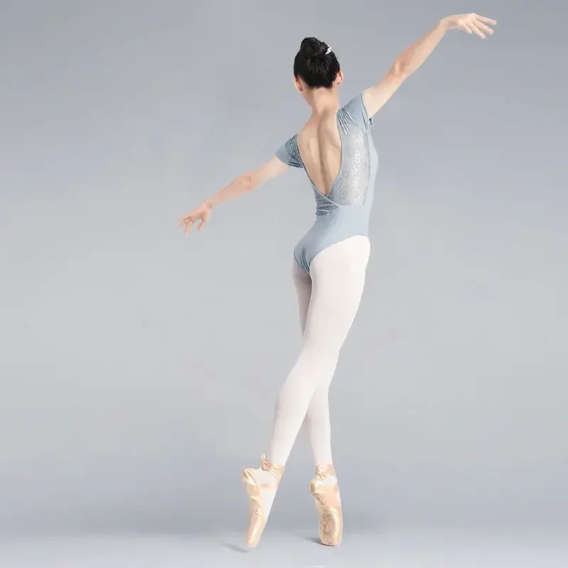 Ballet Leotards for Women Sexy Ballerina Clothing Adult Dancewear Dance Jumpsuit for Ballerina Female Dance Costume Ballet Dress