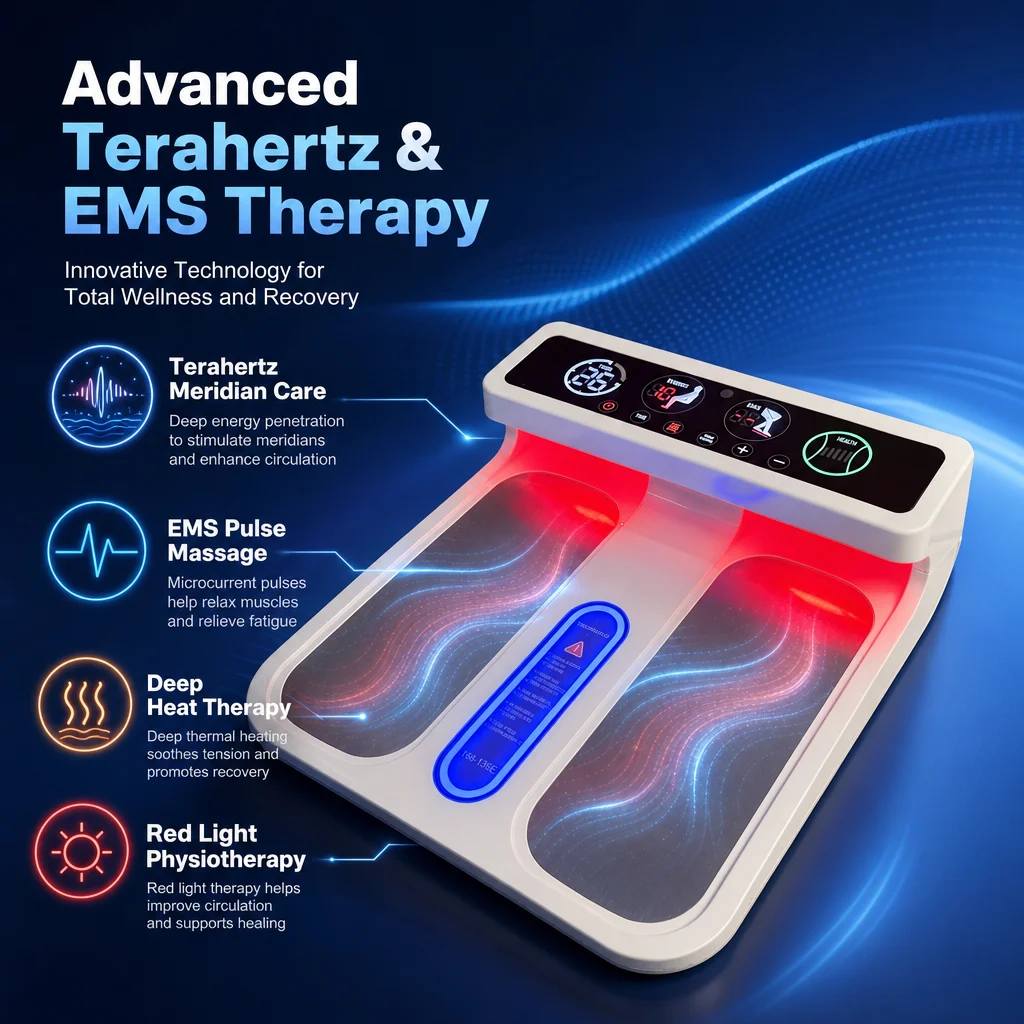 2026 New Version Terahertz P90 Terahertz Electromagnetic Foot Health Device Terahertz P90 Foot Massager Machine