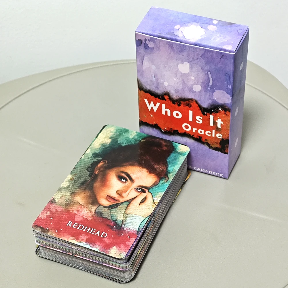 10.3*6cm Who Is It Oracle 78 Cards - Twin Flame Love Oracle - Tarot Deck